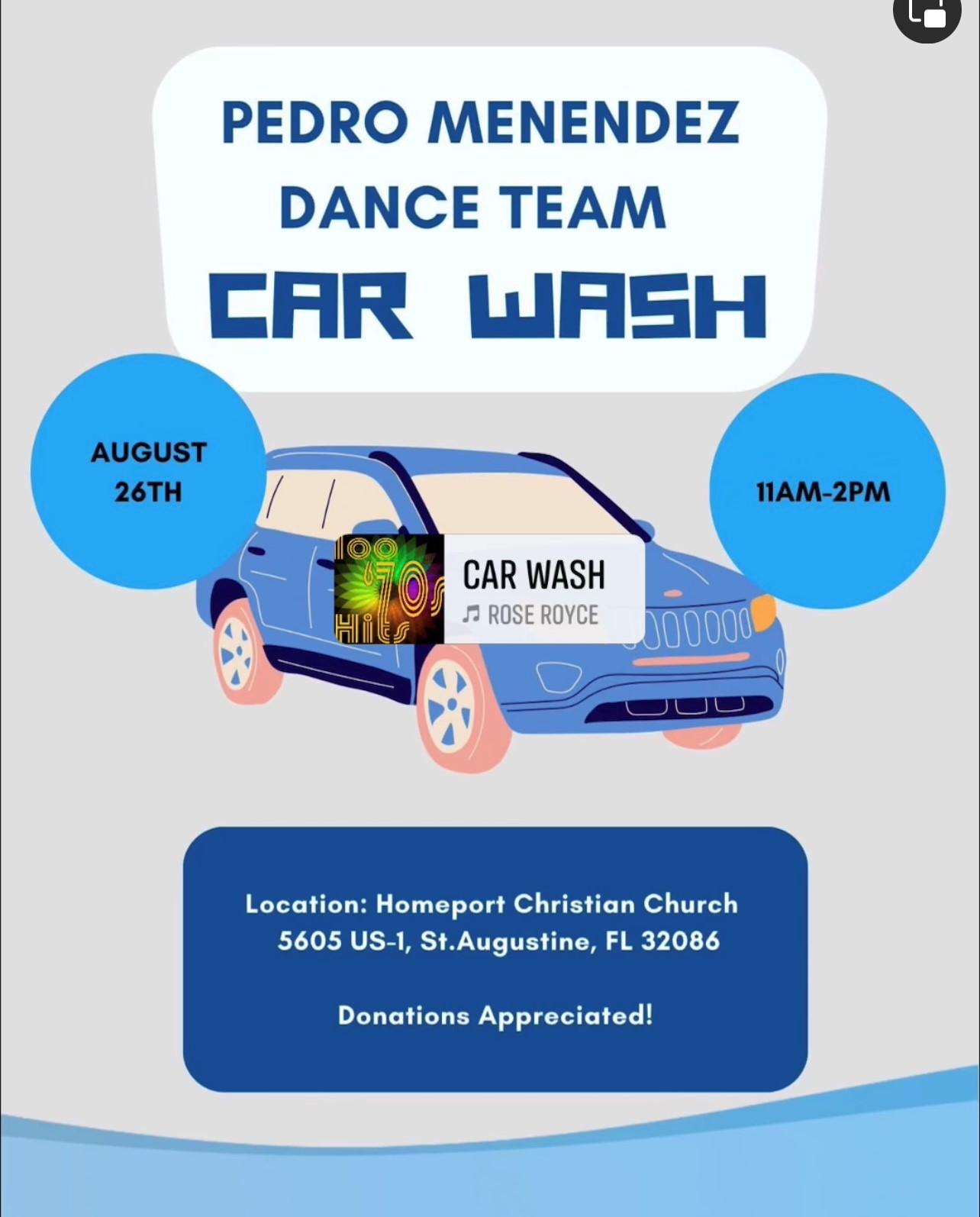 dance team car wash